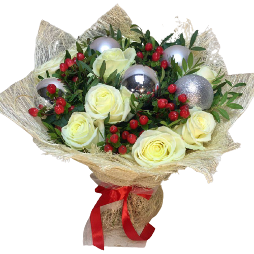Букет цветов "Букет С новым годом"